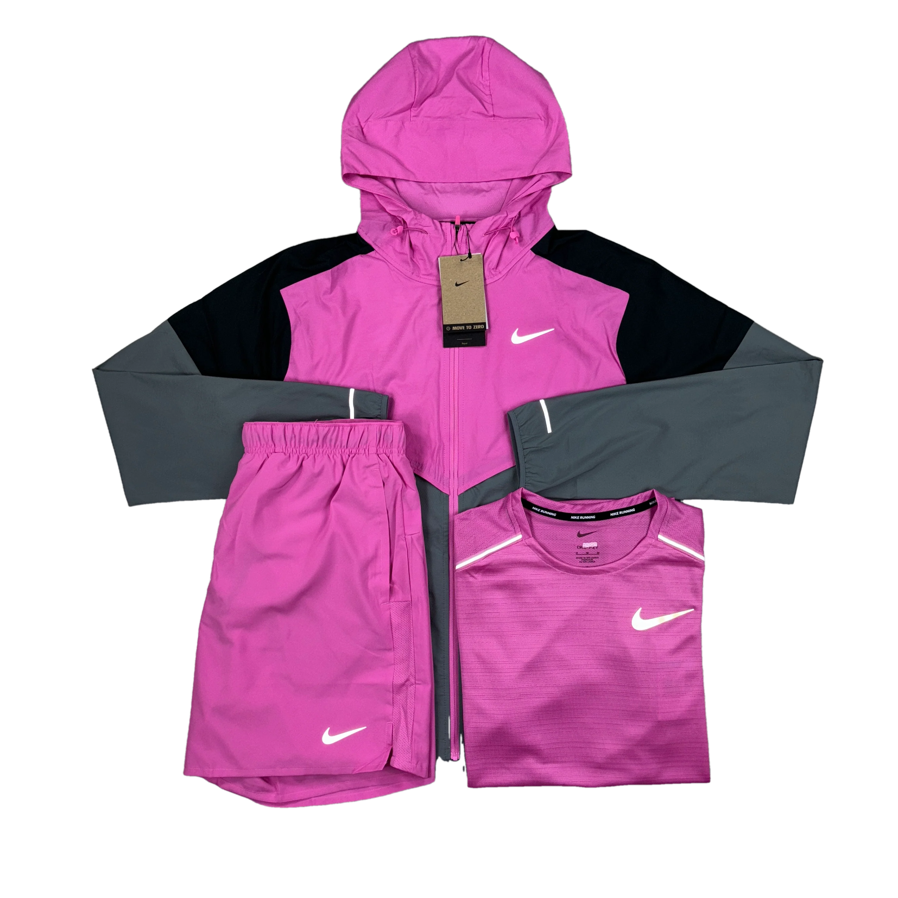 Playful Pink x Grey Miler Vest Short Pink